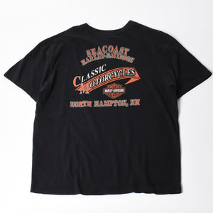 HARLEY DAVIDSON ハーレーダヴィッドソン 00's 半袖Tシャツ サイズXL ブラック コットン 2014年 古着 美品 中古 4a005848