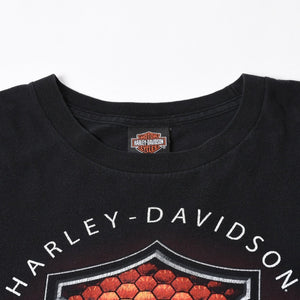 HARLEY DAVIDSON ハーレーダヴィッドソン 00's 半袖Tシャツ サイズXL ブラック コットン 2014年 古着 美品 中古 4a005848