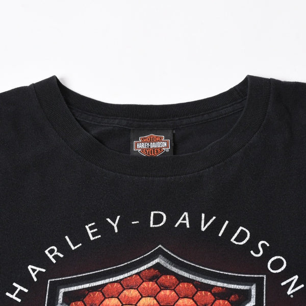 HARLEY DAVIDSON ハーレーダヴィッドソン 00's 半袖Tシャツ サイズXL ブラック コットン 2014年 古着 美品 中古 4a005848
