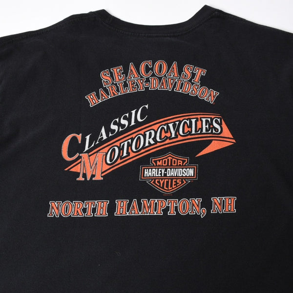 HARLEY DAVIDSON ハーレーダヴィッドソン 00's 半袖Tシャツ サイズXL ブラック コットン 2014年 古着 美品 中古 4a005848