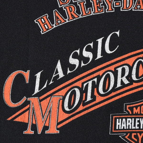 HARLEY DAVIDSON ハーレーダヴィッドソン 00's 半袖Tシャツ サイズXL ブラック コットン 2014年 古着 美品 中古 4a005848