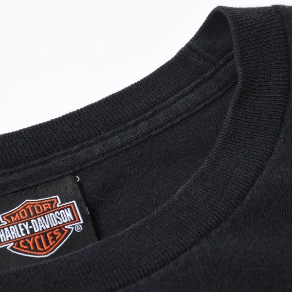 HARLEY DAVIDSON ハーレーダヴィッドソン 00's 半袖Tシャツ サイズXL ブラック コットン 2014年 古着 美品 中古 4a005848