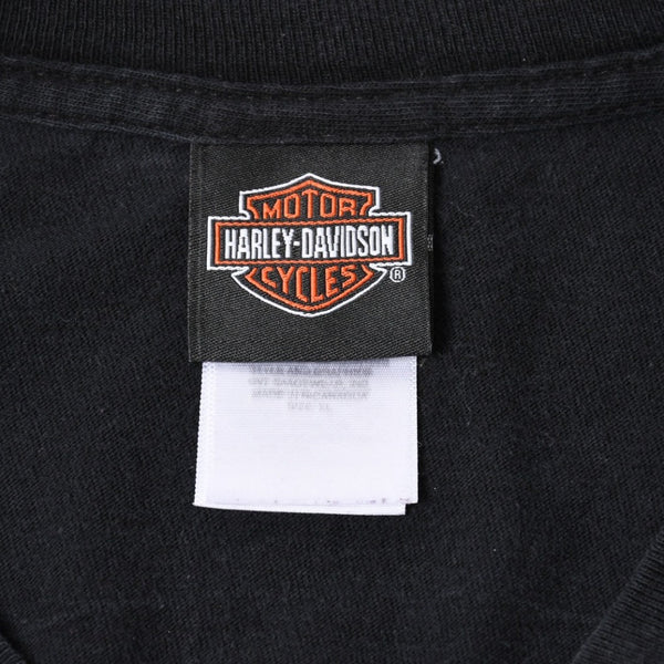 HARLEY DAVIDSON ハーレーダヴィッドソン 00's 半袖Tシャツ サイズXL ブラック コットン 2014年 古着 美品 中古 4a005848