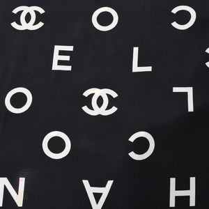 極美品 CHANEL シャネル ワンピース トップス サイズ42 Black ブラック White ホワイト P07947V05558 中古 4a008356