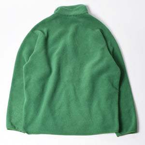 極美品 Patagonia パタゴニア ハーフジップ フリース プルオーバー グリーン シンチラ マースピアル 中古 4a008431