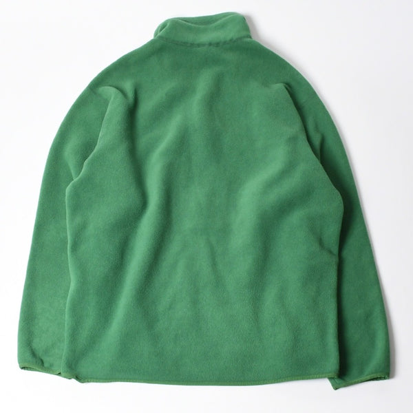 極美品 Patagonia パタゴニア ハーフジップ フリース プルオーバー グリーン シンチラ マースピアル 中古 4a008431