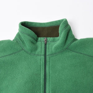 極美品 Patagonia パタゴニア ハーフジップ フリース プルオーバー グリーン シンチラ マースピアル 中古 4a008431