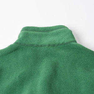極美品 Patagonia パタゴニア ハーフジップ フリース プルオーバー グリーン シンチラ マースピアル 中古 4a008431