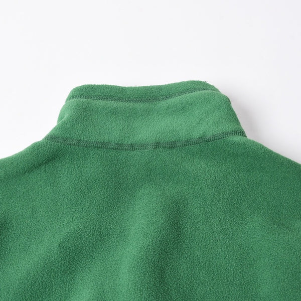 極美品 Patagonia パタゴニア ハーフジップ フリース プルオーバー グリーン シンチラ マースピアル 中古 4a008431
