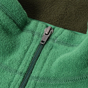 極美品 Patagonia パタゴニア ハーフジップ フリース プルオーバー グリーン シンチラ マースピアル 中古 4a008431