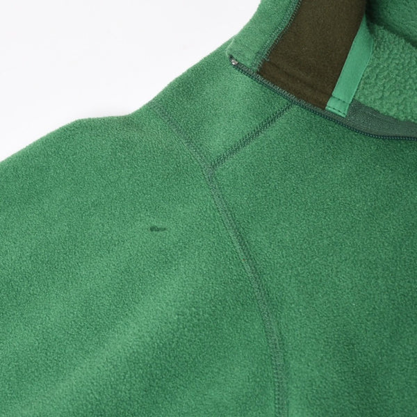 極美品 Patagonia パタゴニア ハーフジップ フリース プルオーバー グリーン シンチラ マースピアル 中古 4a008431