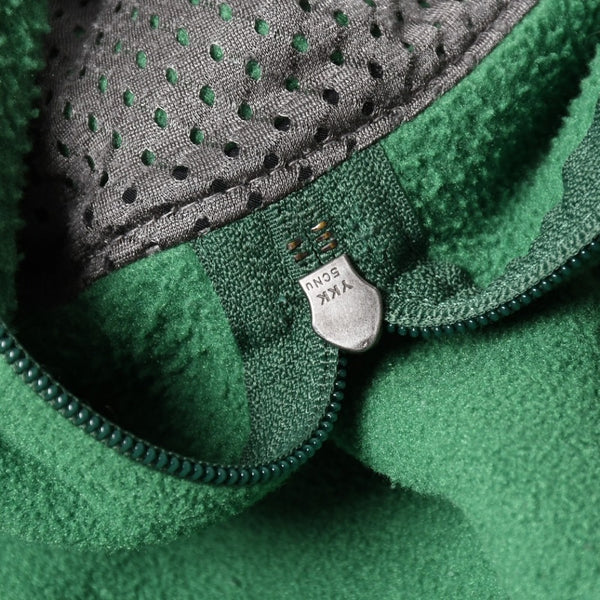 極美品 Patagonia パタゴニア ハーフジップ フリース プルオーバー グリーン シンチラ マースピアル 中古 4a008431