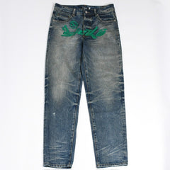 極美品 Sicko シッコ Born From Pain ボーン・フロム・ペイン Denim デニム イアンコナー インディゴブルー サイズ30 中古 4a008576