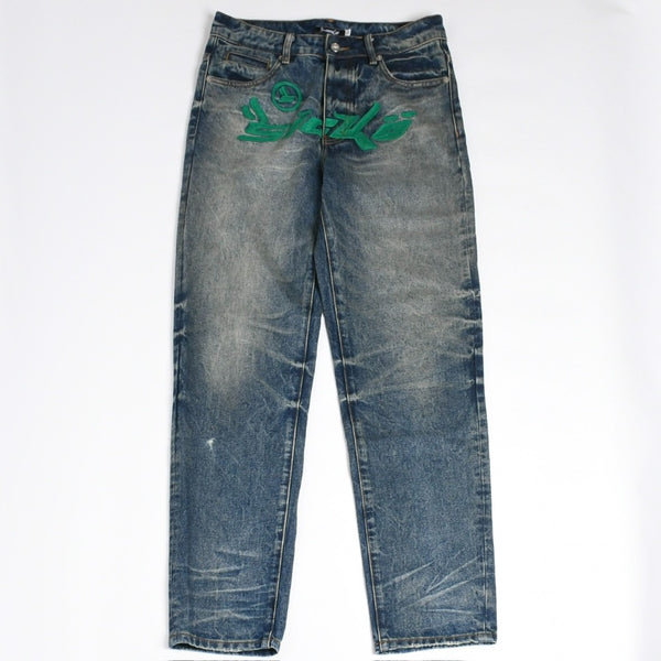極美品 Sicko シッコ Born From Pain ボーン・フロム・ペイン Denim デニム イアンコナー インディゴブルー サイズ30 中古 4a008576