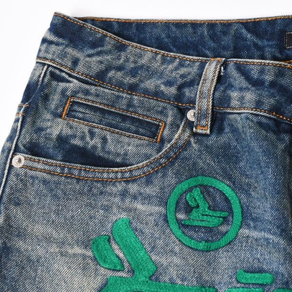 極美品 Sicko シッコ Born From Pain ボーン・フロム・ペイン Denim デニム イアンコナー インディゴブルー サイズ30 中古 4a008576