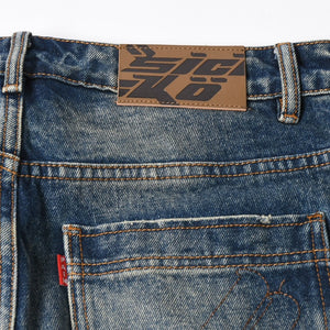極美品 Sicko シッコ Born From Pain ボーン・フロム・ペイン Denim デニム イアンコナー インディゴブルー サイズ30 中古 4a008576