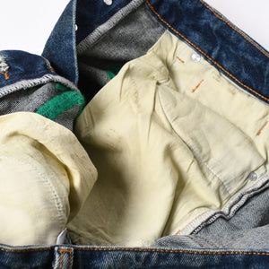 極美品 Sicko シッコ Born From Pain ボーン・フロム・ペイン Denim デニム イアンコナー インディゴブルー サイズ30 中古 4a008576