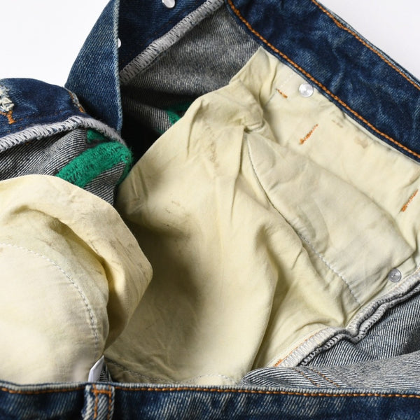 極美品 Sicko シッコ Born From Pain ボーン・フロム・ペイン Denim デニム イアンコナー インディゴブルー サイズ30 中古 4a008576