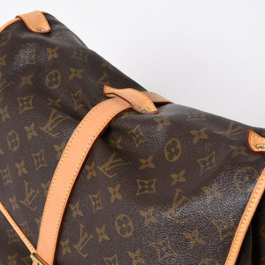 極美品 LOUIS VUITTON ルイヴィトン Saumur 35 ソミュール35 ショルダーバッグ M42254 モノグラム ゴールド金具 旧型 中古 4a004187