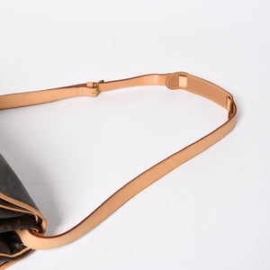 極美品 LOUIS VUITTON ルイヴィトン Saumur 35 ソミュール35 ショルダーバッグ M42254 モノグラム ゴールド金具 旧型 中古 4a004187
