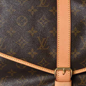 極美品 LOUIS VUITTON ルイヴィトン Saumur 35 ソミュール35 ショルダーバッグ M42254 モノグラム ゴールド金具 旧型 中古 4a004187