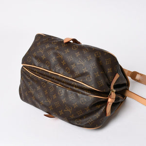 極美品 LOUIS VUITTON ルイヴィトン Saumur 35 ソミュール35 ショルダーバッグ M42254 モノグラム ゴールド金具 旧型 中古 4a004187