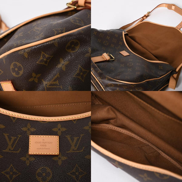 極美品 LOUIS VUITTON ルイヴィトン Saumur 35 ソミュール35 ショルダーバッグ M42254 モノグラム ゴールド金具 旧型 中古 4a004187