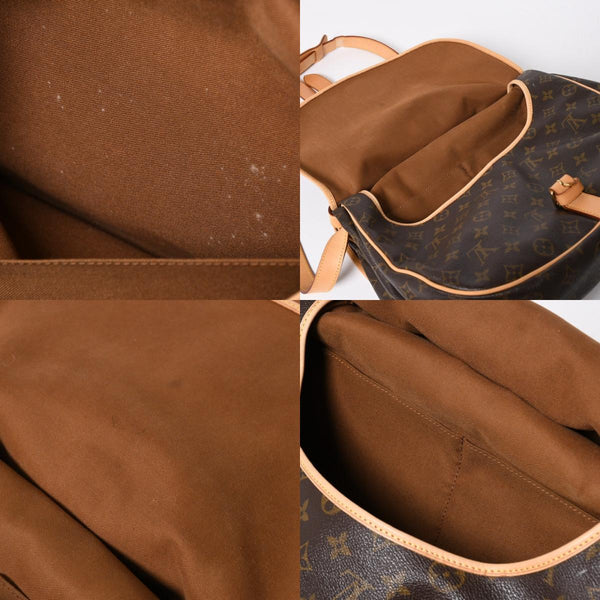 極美品 LOUIS VUITTON ルイヴィトン Saumur 35 ソミュール35 ショルダーバッグ M42254 モノグラム ゴールド金具 旧型 中古 4a004187