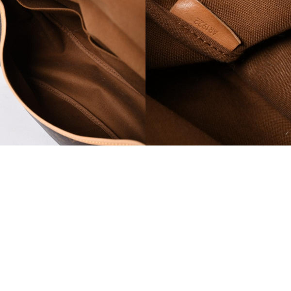 極美品 LOUIS VUITTON ルイヴィトン Saumur 35 ソミュール35 ショルダーバッグ M42254 モノグラム ゴールド金具 旧型 中古 4a004187