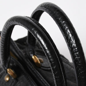 極美品 LOUIS VUITTON ルイヴィトン ネオカヴィMM ハンドバッグ M95351 モノグラム デニム ブラック 2WAY ゴールド金具 中古 4a008277