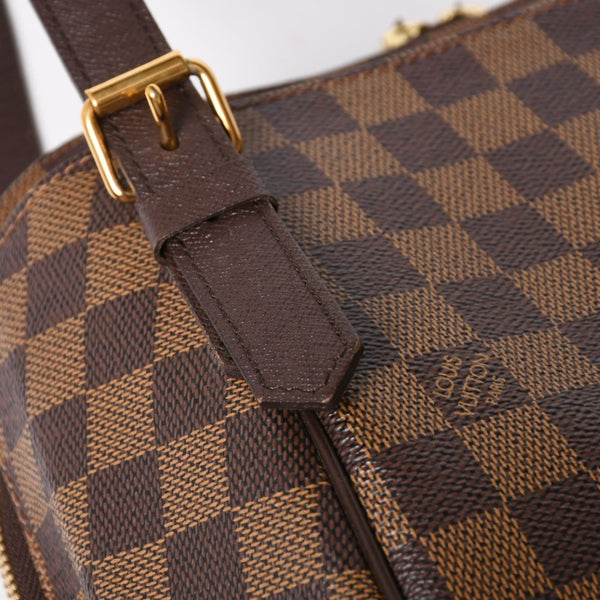 新品同様品 LOUIS VUITTON ルイヴィトン べレムMM ダミエ ブラウン ゴールド金具 N51174 ハンドバッグ 中古 4a008239