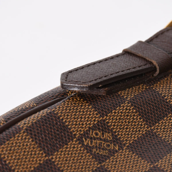 新品同様品 LOUIS VUITTON ルイヴィトン べレムMM ダミエ ブラウン ゴールド金具 N51174 ハンドバッグ 中古 4a008239