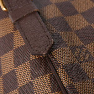 新品同様品 LOUIS VUITTON ルイヴィトン べレムMM ダミエ ブラウン ゴールド金具 N51174 ハンドバッグ 中古 4a008239