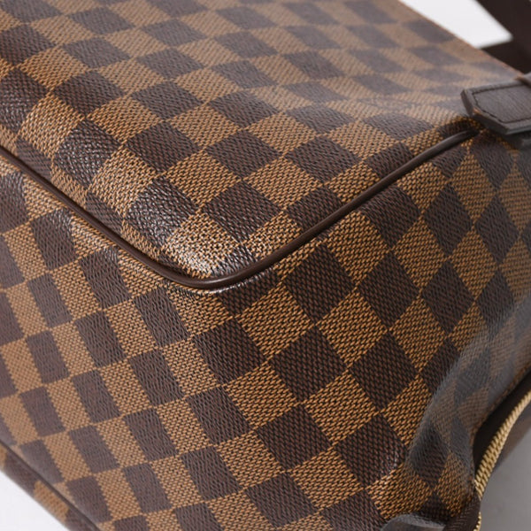 新品同様品 LOUIS VUITTON ルイヴィトン べレムMM ダミエ ブラウン ゴールド金具 N51174 ハンドバッグ 中古 4a008239