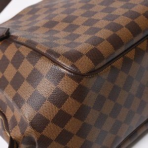 新品同様品 LOUIS VUITTON ルイヴィトン べレムMM ダミエ ブラウン ゴールド金具 N51174 ハンドバッグ 中古 4a008239