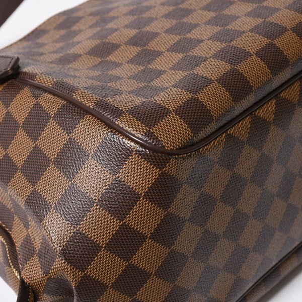 新品同様品 LOUIS VUITTON ルイヴィトン べレムMM ダミエ ブラウン ゴールド金具 N51174 ハンドバッグ 中古 4a008239