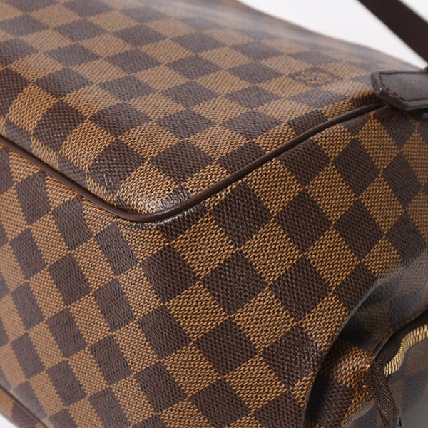 新品同様品 LOUIS VUITTON ルイヴィトン べレムMM ダミエ ブラウン ゴールド金具 N51174 ハンドバッグ 中古 4a008239