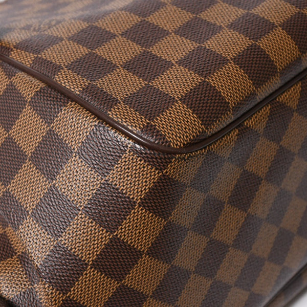 新品同様品 LOUIS VUITTON ルイヴィトン べレムMM ダミエ ブラウン ゴールド金具 N51174 ハンドバッグ 中古 4a008239