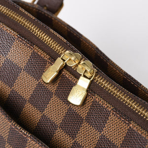 新品同様品 LOUIS VUITTON ルイヴィトン べレムMM ダミエ ブラウン ゴールド金具 N51174 ハンドバッグ 中古 4a008239