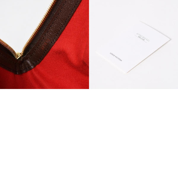 新品同様品 LOUIS VUITTON ルイヴィトン べレムMM ダミエ ブラウン ゴールド金具 N51174 ハンドバッグ 中古 4a008239