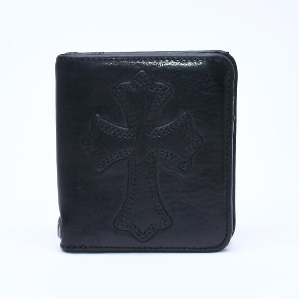 CHROME HEARTS クロムハーツ DR. DIGIACOMO ドクター・ディジャコモ カードケース コインケース ブラック シルバー金具 美品 中古 4a008301