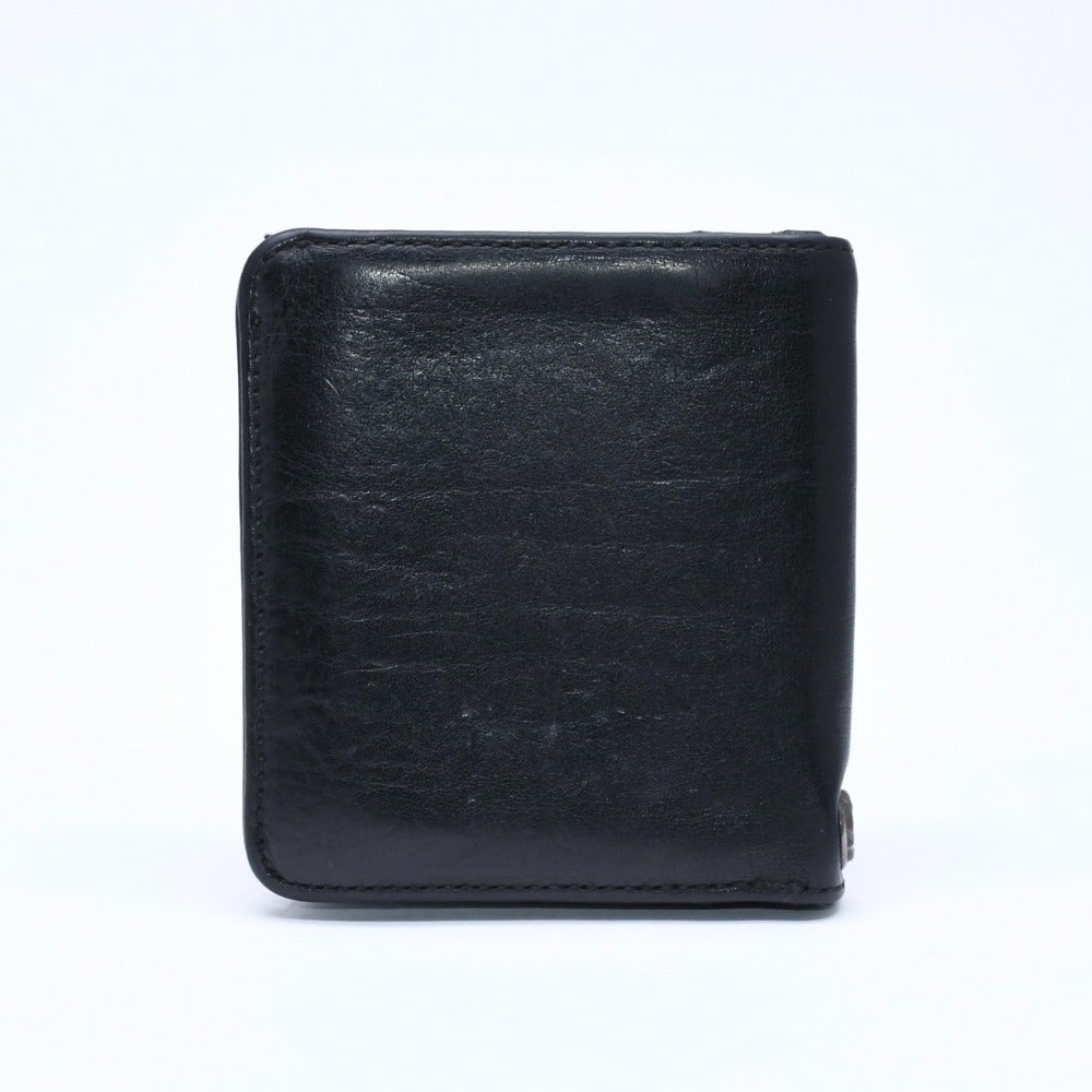 CHROME HEARTS クロムハーツ DR. DIGIACOMO ドクター・ディジャコモ カードケース コインケース ブラック シルバー金具 美品 中古 4a008301