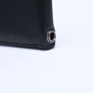 CHROME HEARTS クロムハーツ DR. DIGIACOMO ドクター・ディジャコモ カードケース コインケース ブラック シルバー金具 美品 中古 4a008301