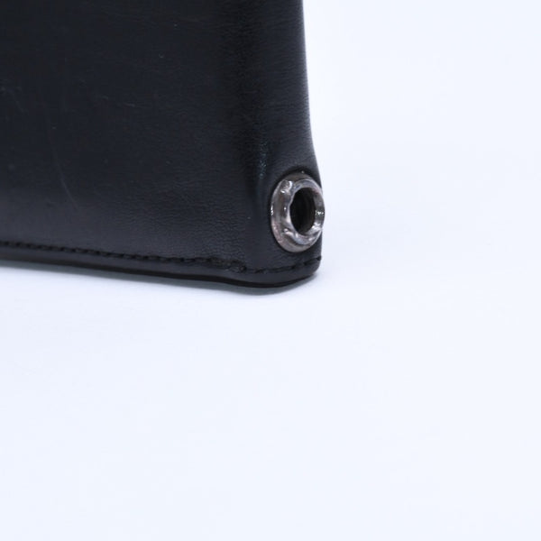 CHROME HEARTS クロムハーツ DR. DIGIACOMO ドクター・ディジャコモ カードケース コインケース ブラック シルバー金具 美品 中古 4a008301