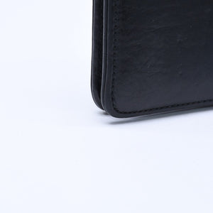 CHROME HEARTS クロムハーツ DR. DIGIACOMO ドクター・ディジャコモ カードケース コインケース ブラック シルバー金具 美品 中古 4a008301