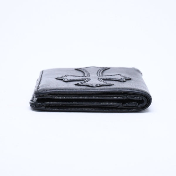 CHROME HEARTS クロムハーツ DR. DIGIACOMO ドクター・ディジャコモ カードケース コインケース ブラック シルバー金具 美品 中古 4a008301