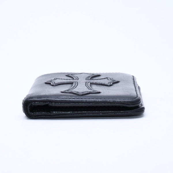 CHROME HEARTS クロムハーツ DR. DIGIACOMO ドクター・ディジャコモ カードケース コインケース ブラック シルバー金具 美品 中古 4a008301
