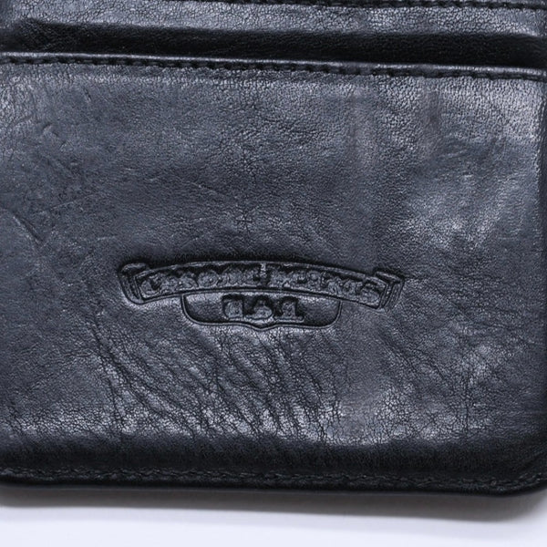 CHROME HEARTS クロムハーツ DR. DIGIACOMO ドクター・ディジャコモ カードケース コインケース ブラック シルバー金具 美品 中古 4a008301