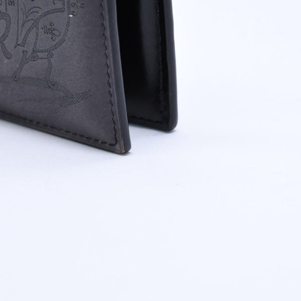 極美品 Berluti ベルルッティ 二つ折り財布 ウォレット ヴェネチア スクリット べルルティ レザー グレー 中古 4a008302