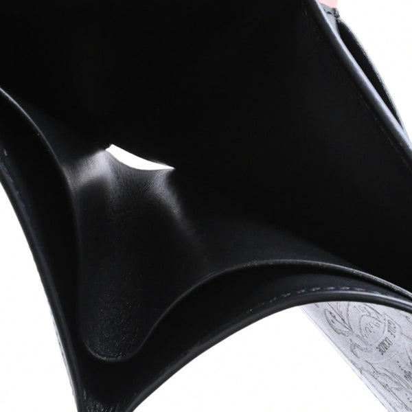 極美品 Berluti ベルルッティ 二つ折り財布 ウォレット ヴェネチア スクリット べルルティ レザー グレー 中古 4a008302